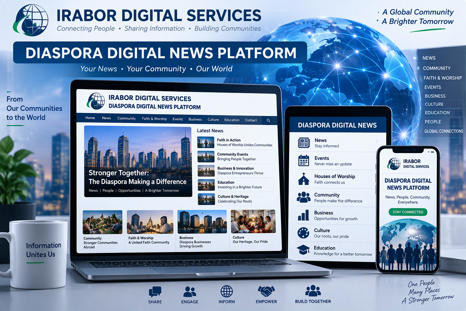 IRABOR DIGITAL SERVICES OPENS (DIASPORA DIGITAL NEWS PLATFORM)